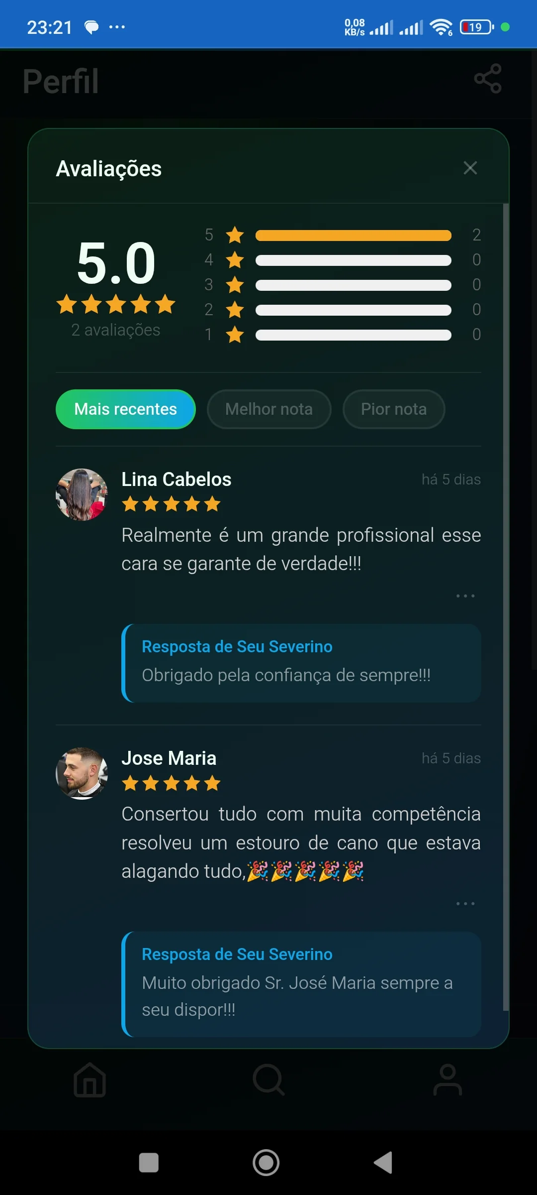 Profissionais